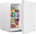 Upstreman Mini K¨¹hlschrank 46 l mit Eisfach, Praktisch, Minik¨¹hlschrank, B¨¹ro, 45 cm, 1 ¡ãC, 8 ¡ãC, 41 dB, 0,22 kWh