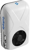 outequip Klimaanlage, 10000 BTU, Wei?/Schwarz, 12 V