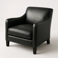 Ledersessel Schwarz PU 75x85x90 cm