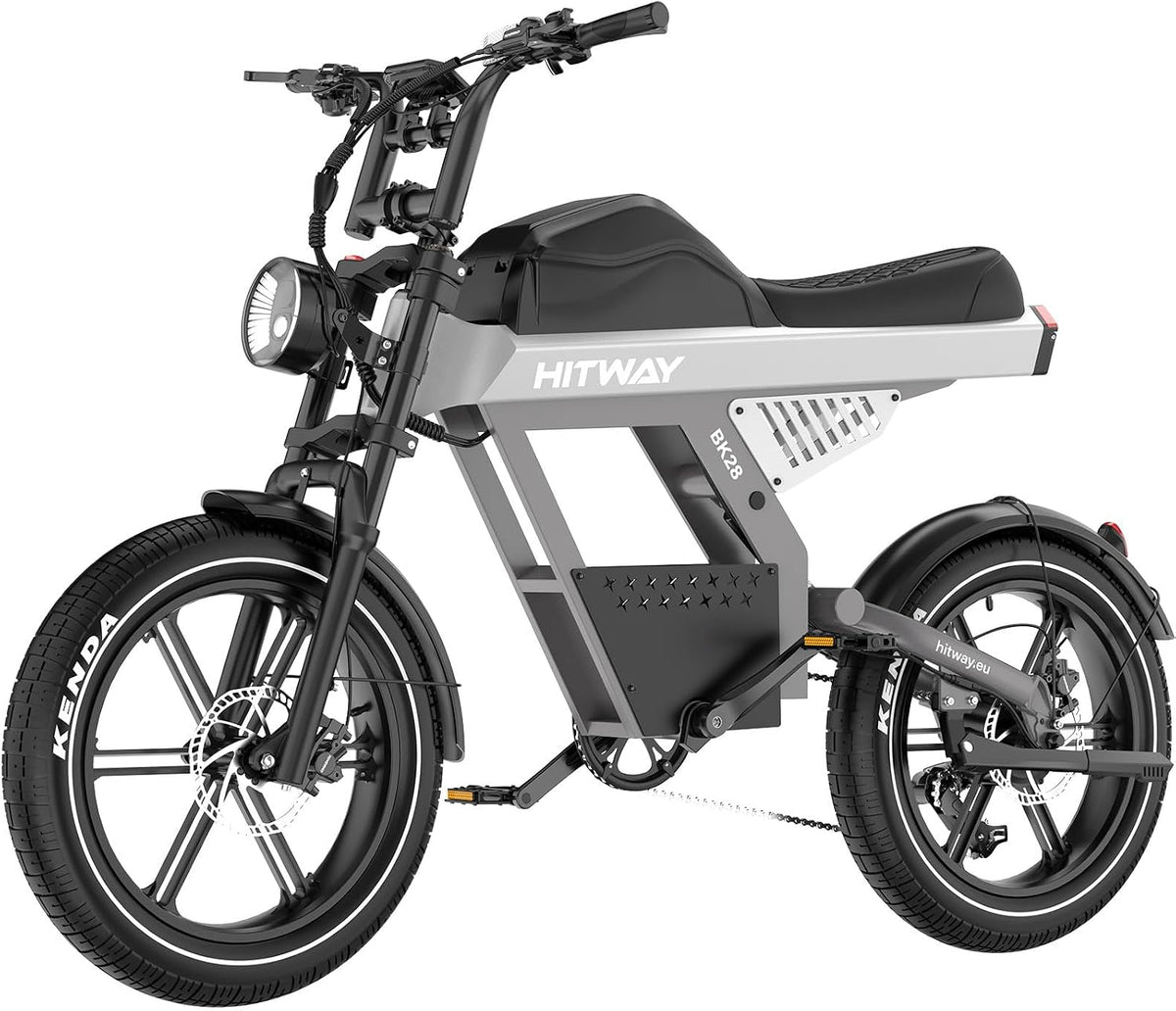 HITWAY E-Bike, Elektrofahrrad, 250 W, 25 km/h, 48 V, 25 Ah, 4,5 Zoll, 6 km/h, App