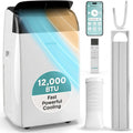 SereneLife 12,000 BTU mobile Klimaanlage with Dehumidifier, App