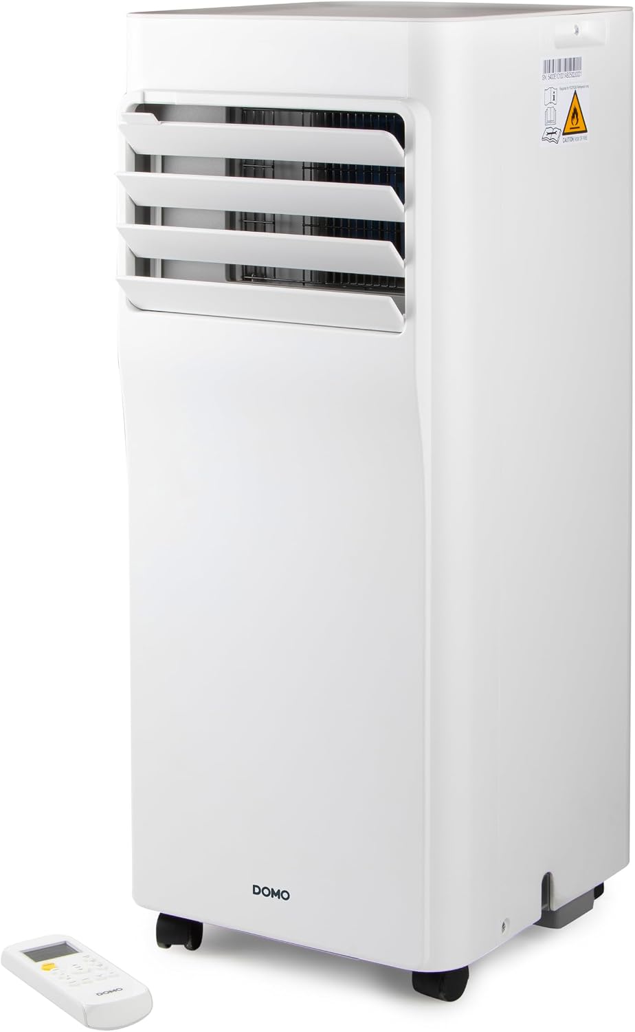 DOMO DO10162 Mobile Klimaanlage - 7000 BTU - 4-in-1 mit K¨¹hlung, Automatisch, Ventilator, Schlafzimmer, 57,5 dB, LED