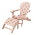 Adirondack Gartenstuhl Set aus Polyethylen in Rosa