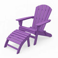 Adirondack Gartenstuhl-Set Kunststoff Lila