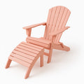 Adirondack Gartenstuhl Set Rosa Kunststoff