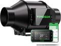 VIVOSUN Rohrventilator, Abluftventilator, App