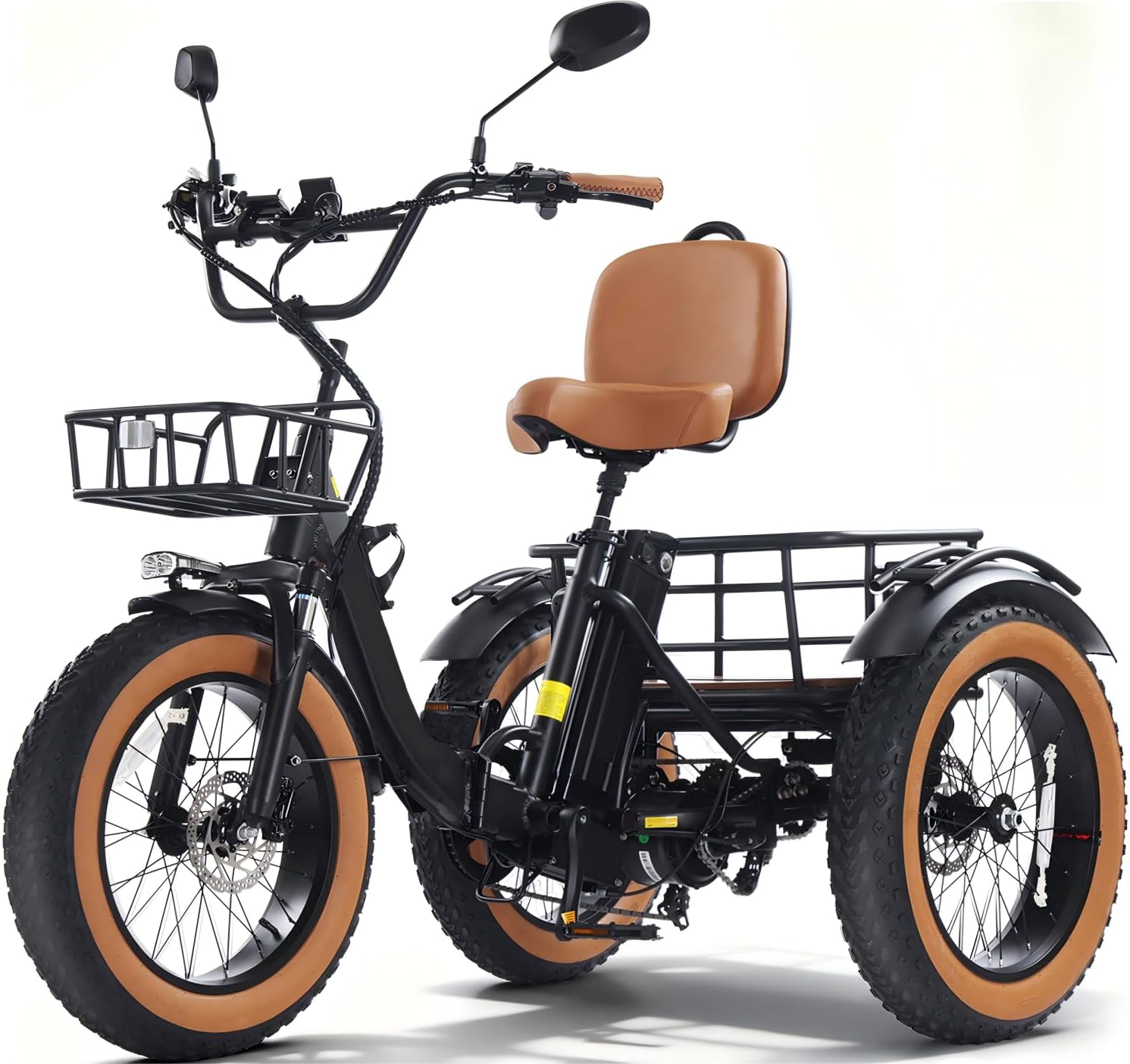 KAKIGO Elektro-Dreirad F¨¹r Erwachsene, 48 V, 15.6 Ah