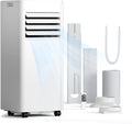 Electactic 4-in-1 24-Stunden-Timer Mobile Klimaanlage, 10000 BTU, Display, Wei?