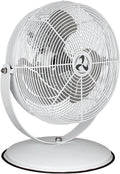 CasaFan Tischventilator ¨¹berbauventilator Industrieventilator Desk2Protect, 43 W, Aluminium, Wei?/Silber