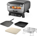 Ninja Artisan Outdoor-Pizzaofen und Hei?luftfritteuse, 30 cm, 370 ¡ãC, 1,3 kg, 32 cm, 59 cm, 11,9 kg, Grau