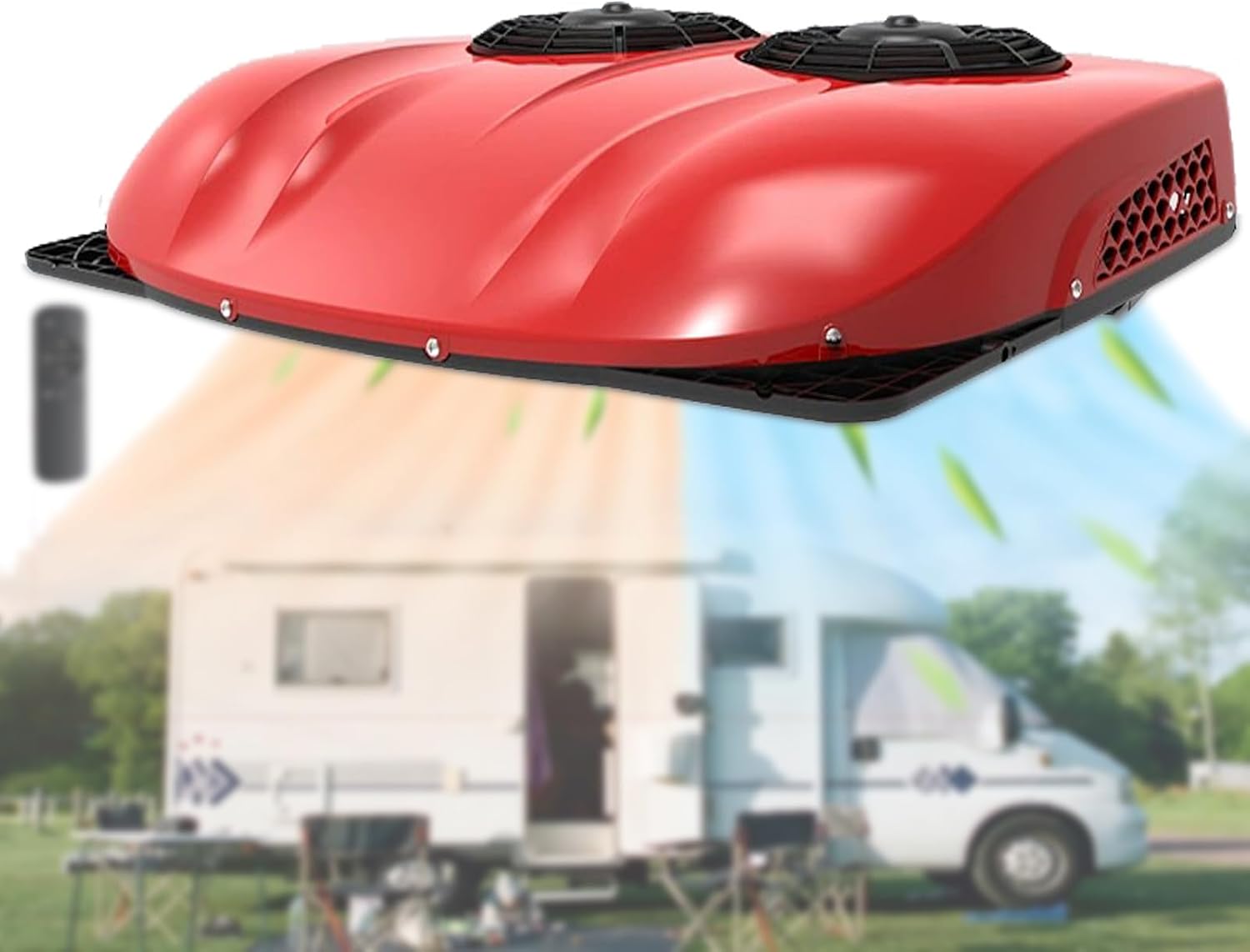 ZAYMGPD Wohnmobil-Dachklimaanlage, Mindesteinbaugr??e 23, 6 ¡Á 11, 8 Zoll, 65 dB, Fernbedienung, Inverter-Technik, Nur K¨¹hlung, Lkw, Camper
