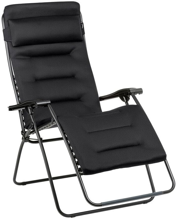 LAFUMA MOBILIER - Gepolsterter Relaxsessel Zero Gravity RSX CLIP XL - Klappbare Liege, XL-Mehrpositions-Liegestuhl, 1,80 m, 174 cm, 19 cm