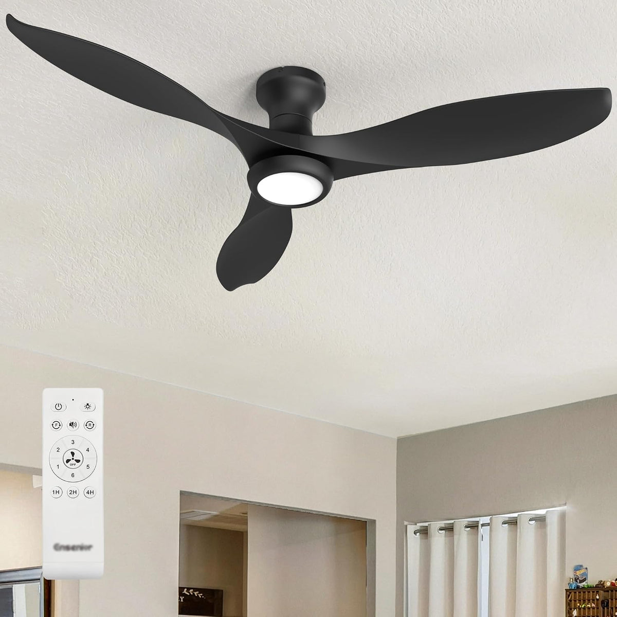 Ensenior Deckenventilator mit Fernbedienung