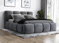 A&J M?belLand Polsterbett 180 ¡Á 200 mit Bettkasten und Lattenrost, Matratze, Boxspringbett, Schlafzimmer, 15 cm, 200 cm