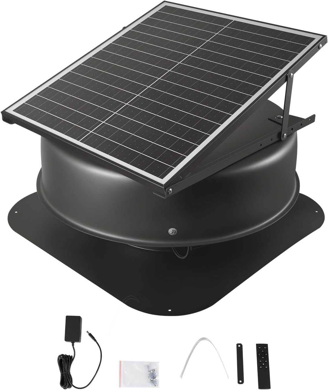 VEVOR Solarbetriebener Dachventilator, Automatisch, Solar-Dachbodenventilator, 79287 l, 26 ¡ãC, Thermostat