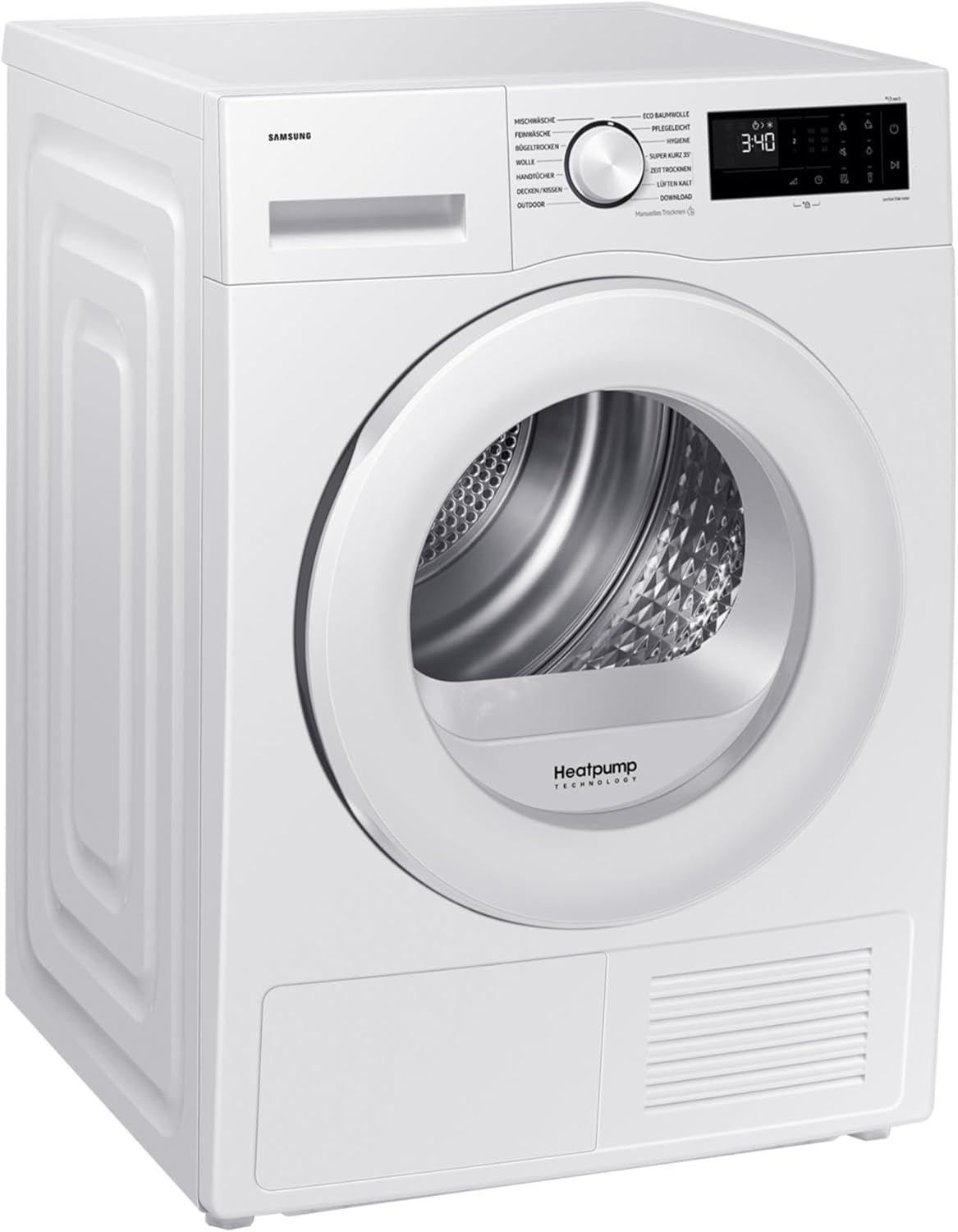 Samsung DV90DG52A0TEEG W?rmepumpentrockner DV5000D, W?schetrockner, Kinderspielzeug, 9 kg, 60 cm, 194 kWh, 147 kWh