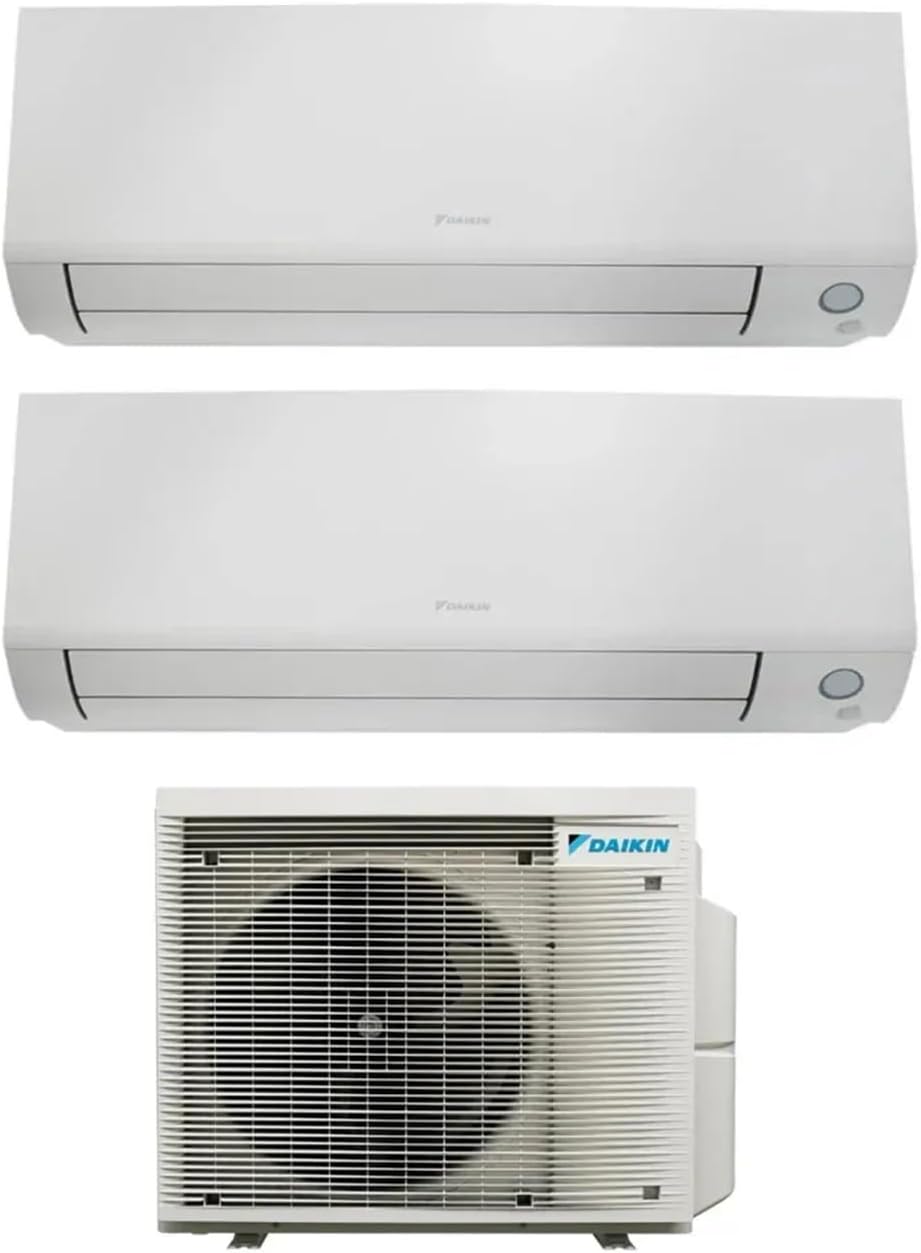 Daikin FTXM25A+FTXM35A+2MXM40A Perfera All Season Klimaanlage Dual Split, 2,5 kW, 2,8 kW, 41 dB, 4 Zoll, 9,52 mm, 252 mm, WLAN