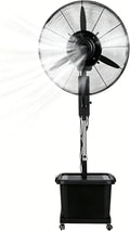 Lsoiup 42L Nebelventilator Schwerlast Standventilator, 3 Geschwindigkeiten, Teleskoph?he 160-200 cm, Garage(?71 cm), 90¡ã Schwenk, h?henverstellbar