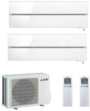 MITSUBISHI - Klimaanlage Split Inverter 9000 12000 Split-Klimaanlage, Kirigamine MSZLN-VGB E1, 12000 BTU, Luftentfeuchter-Funktion, Inverter-Technik