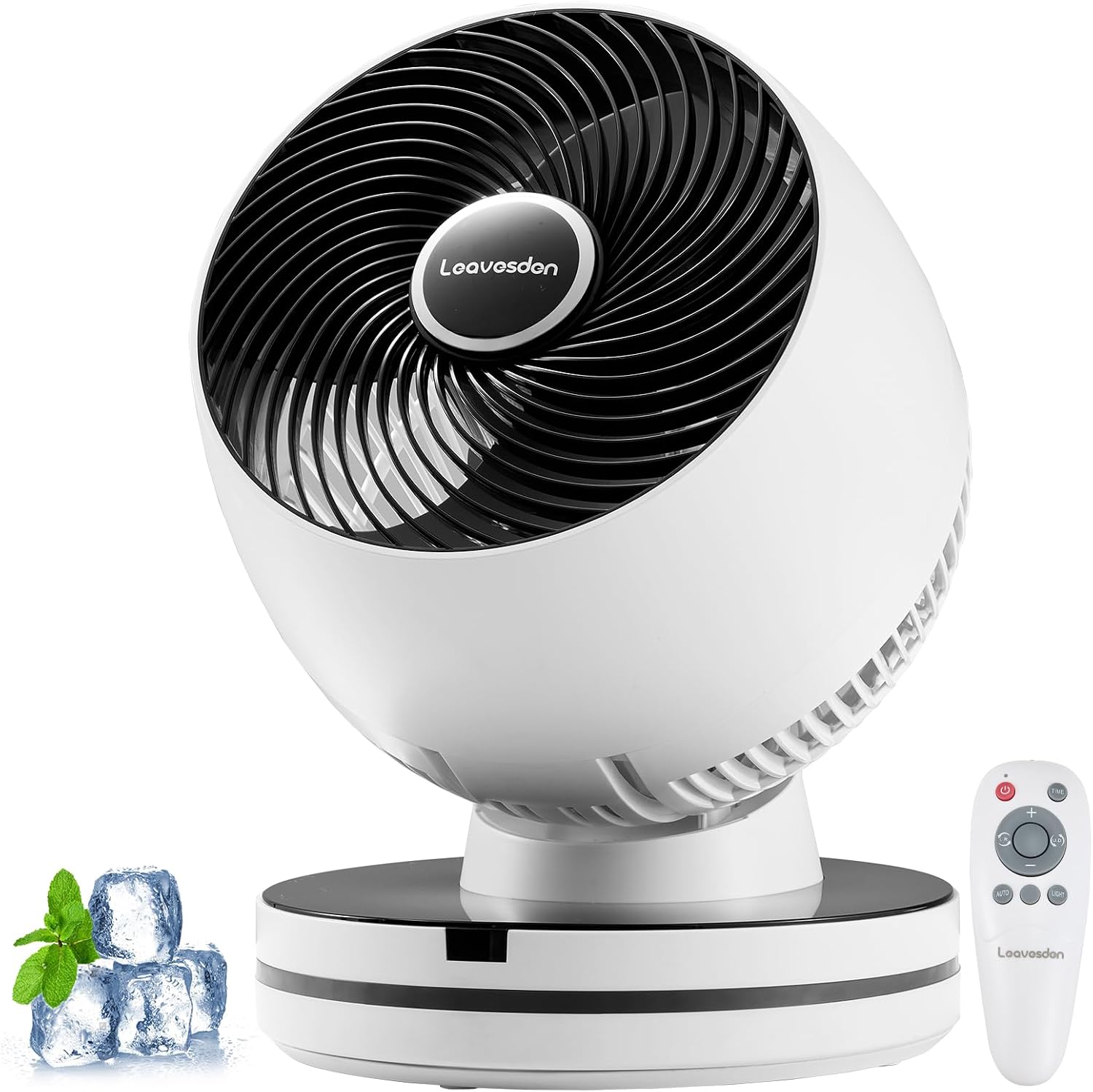 ILVSD 0 dB leiser Tischventilator, 12-Stunden-Timer, f¨¹r das Schlafzimmer ¨C 15, 15, 75-Zoll-Luftzirkulationsventilator, 12 Geschwindigkeitsstufen
