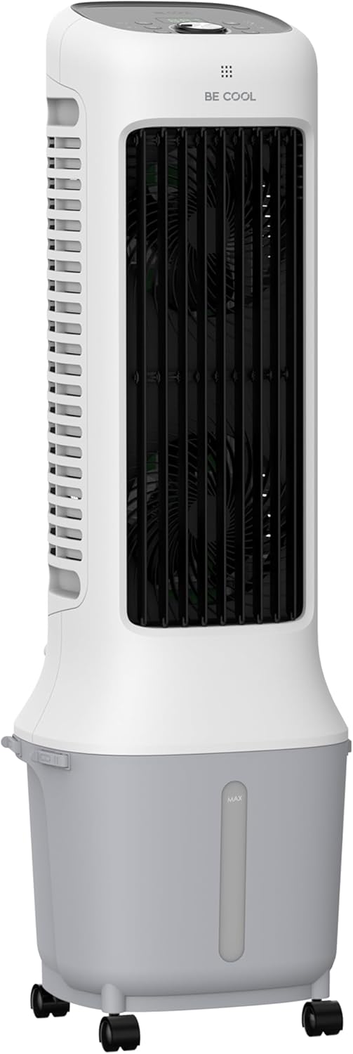 BE COOL Premium Turmluftk¨¹hler mit 10 l Wassertank & WLAN, 38 W, 12,5m, LED
