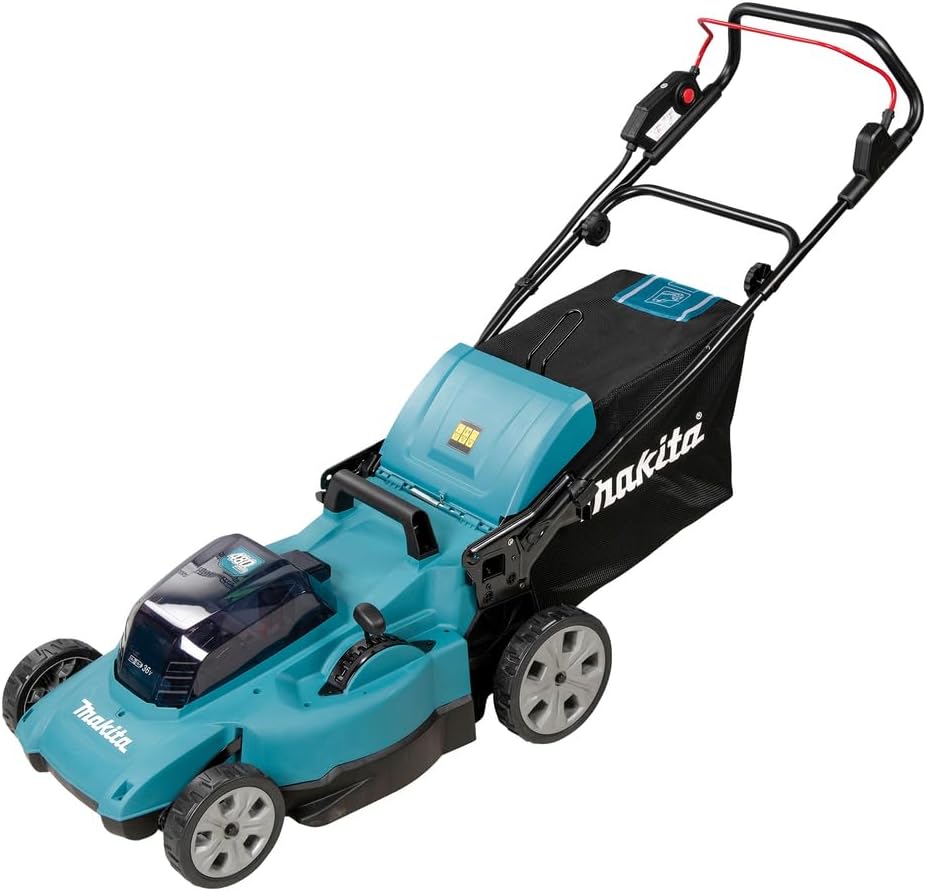 Makita DLM480Z Akku-Rasenm?her 2 ¡Á 18 V (ohne Akku, Elektronische Steuerung