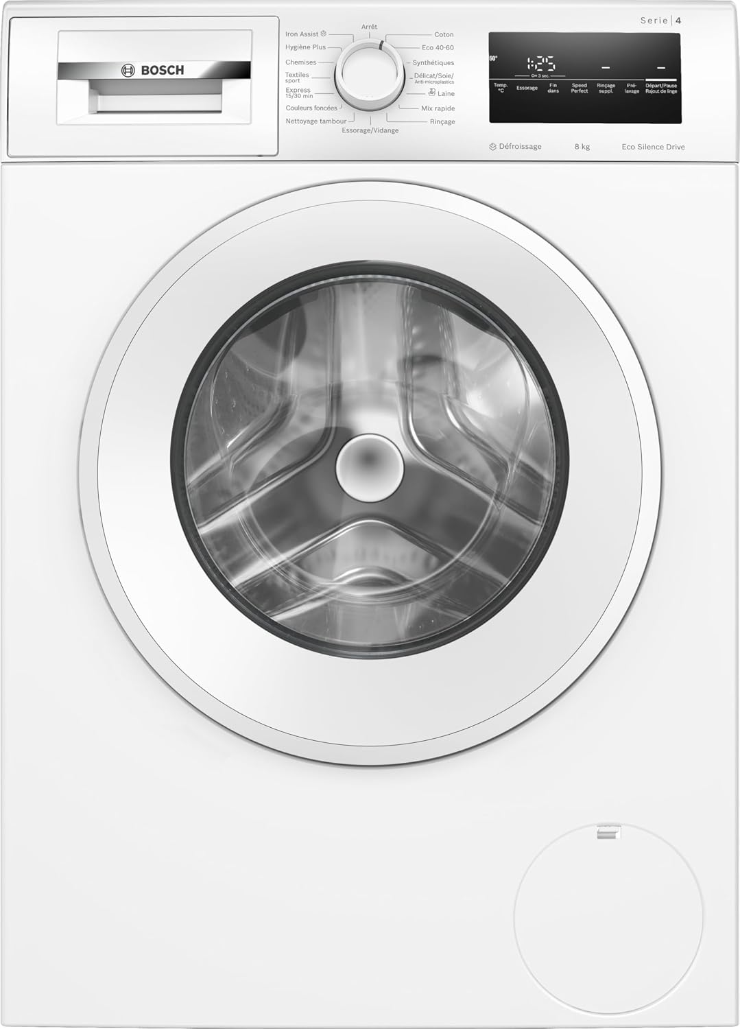 Bosch Serie 4 Waschmaschine, max. 1400 U/min, 8 kg, WAN2827UFR, Frontwaschmaschine, Wei?