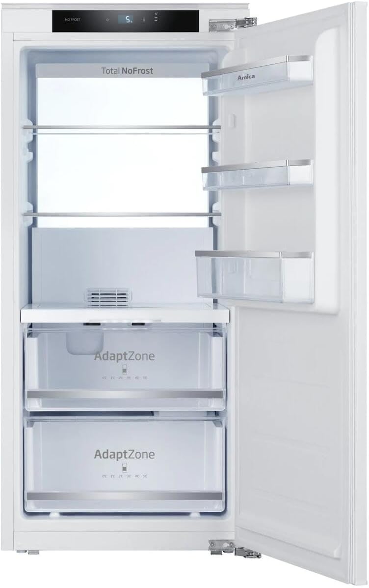 Amica Einbau©\Vollraum©\K¨¹hlschrank, Einbaukuehlschrank, 1220 mm, 0¨C3 ¡ãC, 55 cm, 39 dB, 111 kWh, LED, Elektronische Steuerung