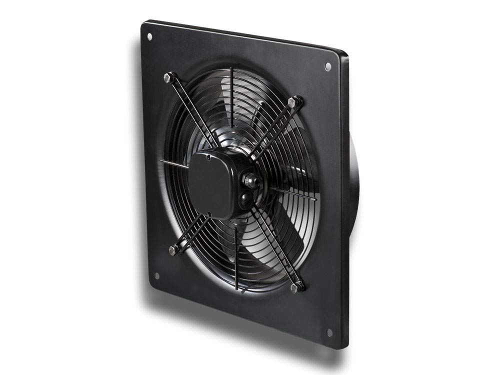 K-TECH-PRO Axialventilator Industrieventilator Badl¨¹fter, Stahl, Schwarz