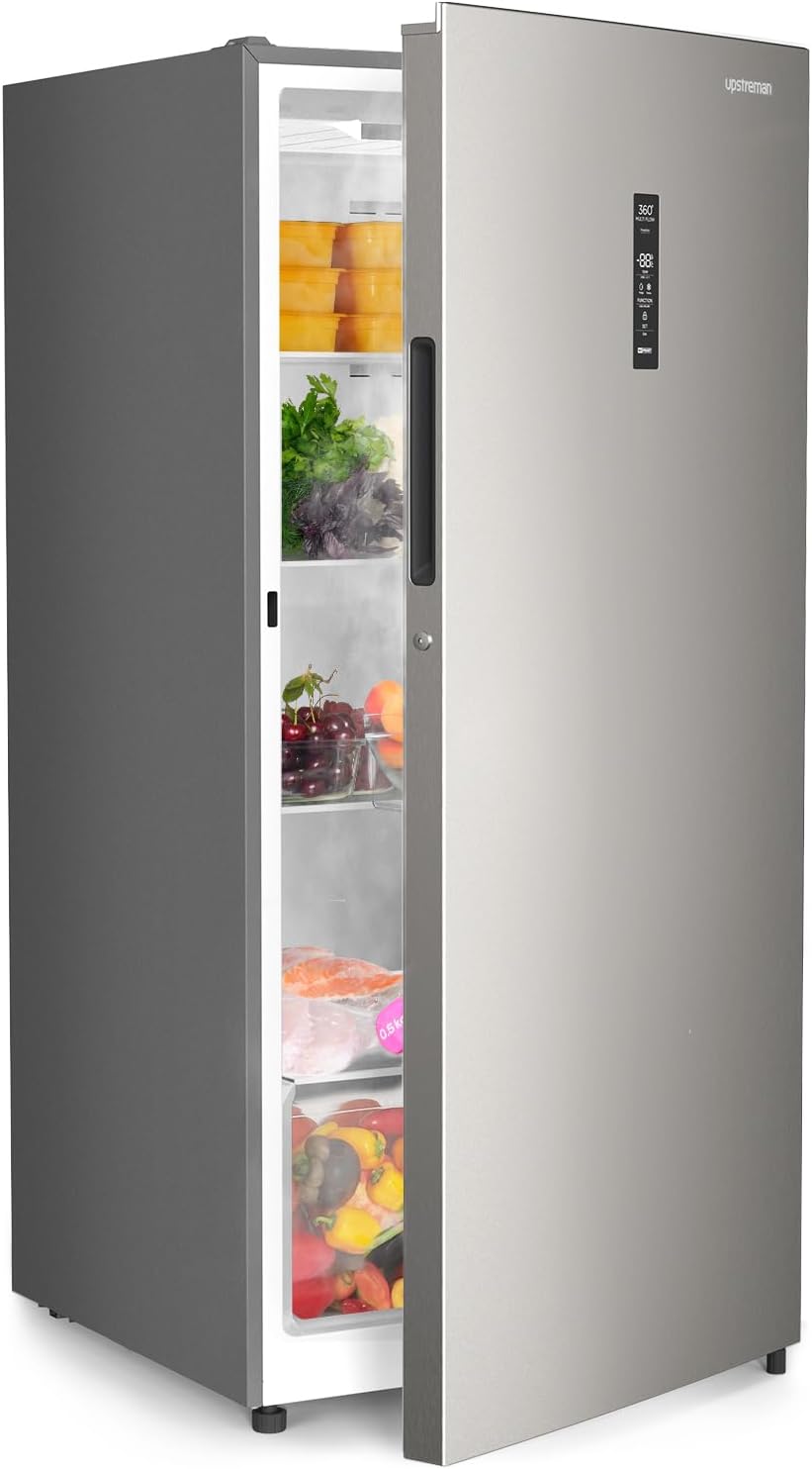 Upstreman 14.0 Cu.Ft. Upright Freezer, 0.5 ¡ãC, 38 dB