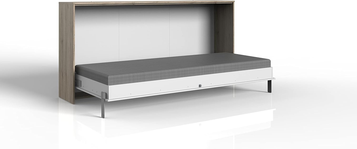 Bett Klapp Juist M M?bel-Direkt Deutschlands schnelle M?bel, in 90 ¡Á 200 cm, 120 ¡Á 200 cm und 140 ¡Á 200 cm, Schrankbett in Eiche San Remo oder Wei?