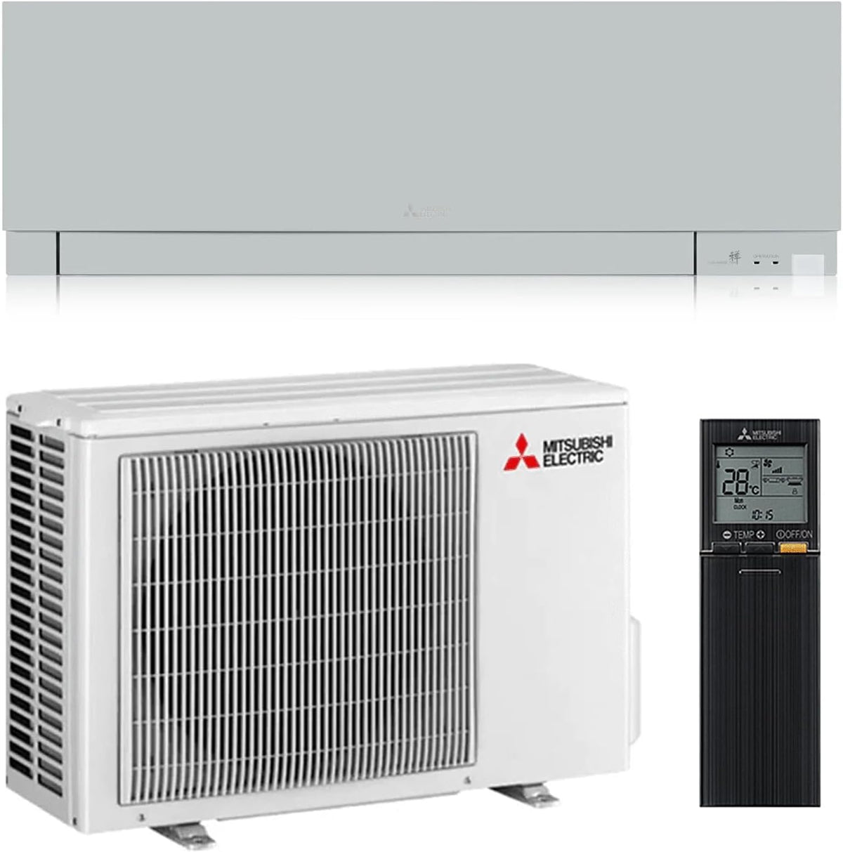 CLIMATIZZATORE MITSUBISHI ELECTRIC KIRIGAMINE ZEN 9000 ARGENTO - MSZ-EF25BVES, Luftentfeuchter