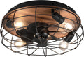 RL LIVE YOUR LIGHT Reality Leuchten Ventilator Trondheim Deckenventilator mit Beleuchtung, exkl. 4x E27, 3 Stufen Ventilator, Fernbedienung