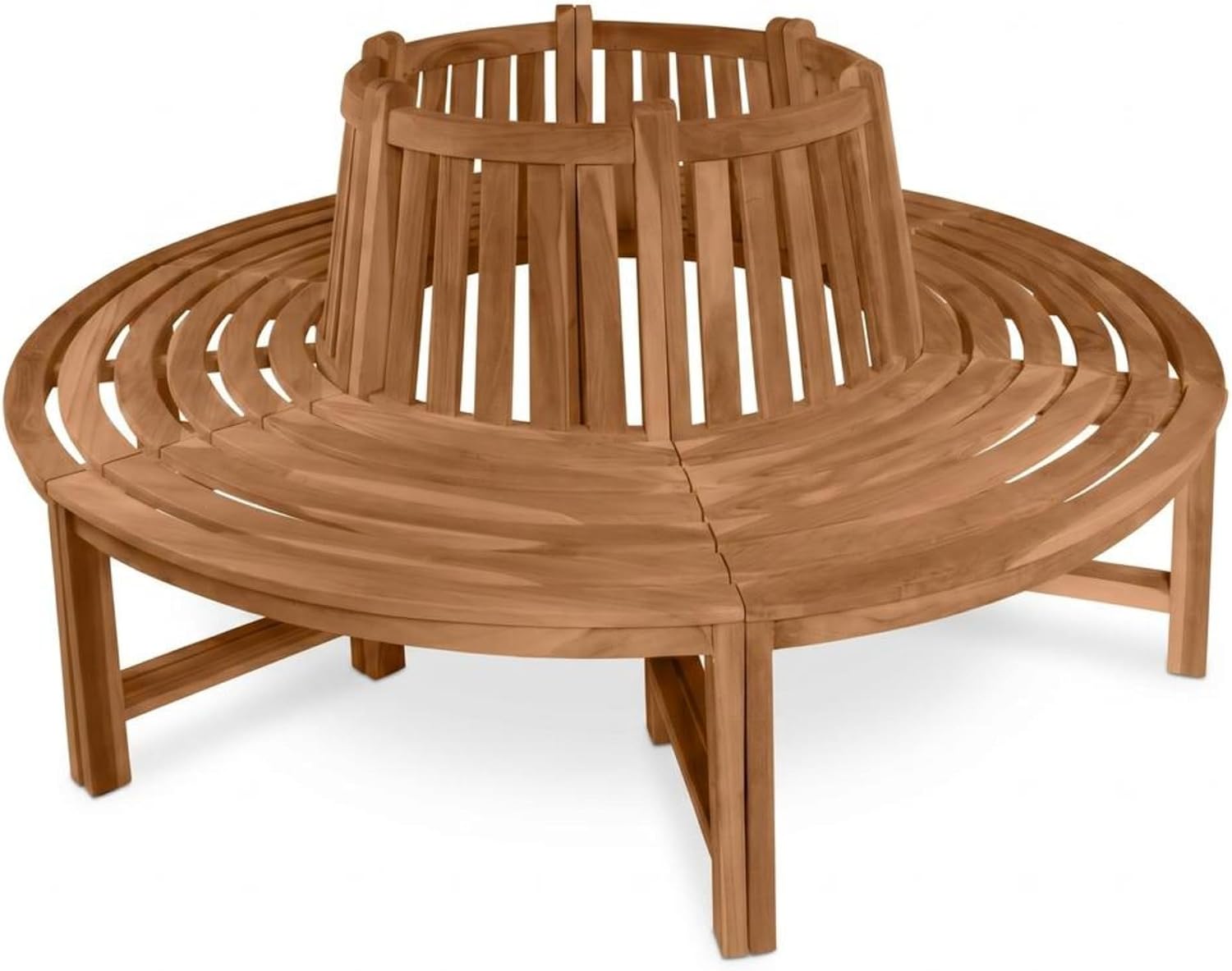 SAM Premium Baumbank Timo rund 180 cm, Garten, 600 KG