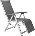 Kettler Basic Plus Advantage Relaxliege Aluminium - praktische Klappliege - Liegestuhl, Klappliegestuhl, Garten, 120 kg, 61 cm, 111 cm, 90 cm, 8 kg