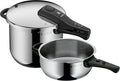 WMF Perfect One Pot Schnellkochtopf Set Induktion 2-teilig, Aromatisch, 6,5 l, 22 cm, 3,0 l, 110 ¡ãC, 119 ¡ãC, Edelstahl