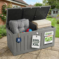 Olsen & Smith Abschlie?bare XXL 830 l Aufbewahrungsbox mit Deckel Gro?, Sofa, Kinderspielzeug, Outdoor, 200 kg, 17,6 kg, 78 cm, 73,5 cm
