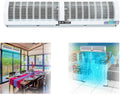 ZH-1 ¨¹ber der T¨¹r nat¨¹rlicher Wind Luftschleier Wandventilator, 60 cm, 90 cm, 100 cm, 120 cm, 150 cm, 52 dB, f¨¹r Zuhause, Gesch?ftsr?ume