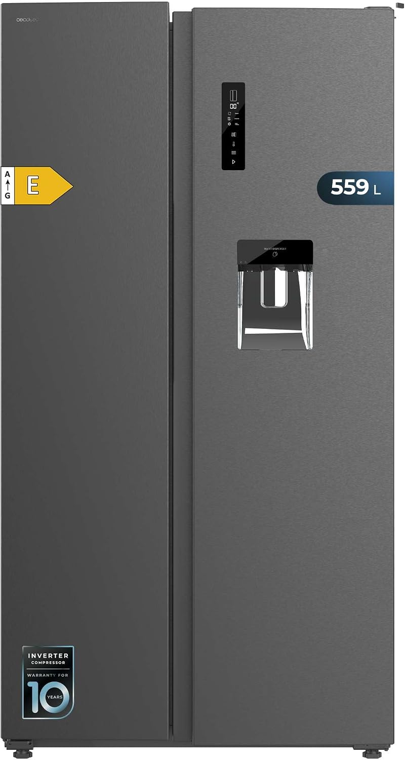 Cecotec Amerikanischer K¨¹hlschrank Bolero CoolMarket SBS 559 Dark E. 559 l, No Frost
