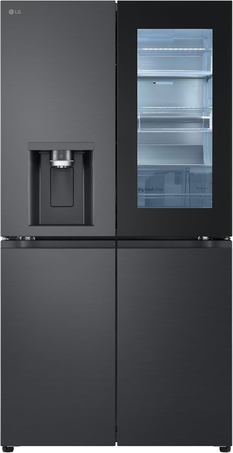 LG GMG961NPKE Multi-Door K¨¹hl-Gefrierkombination mit InstaView, K¨¹hlschrank, 0,5 ¡ãC, 637 l, No Frost, App-Steuerung