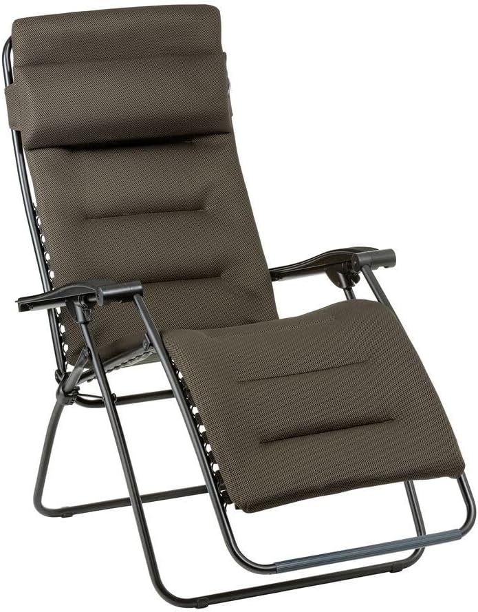 Lafuma MOBILIER - Gepolsterter Relaxsessel, Liegestuhl, 163 cm, 17 cm, 7,9 kg