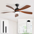 Sofucor Deckenventilator mit Beleuchtung und Fernbedienung, Deckenleuchte, 52 Zoll, 132 cm, 12,5 cm, 25 cm, 6.1m, 6.1 m
