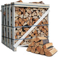 JSM-Brennholz Brennholz Buche Grill, Scheit?nge 25 cm / 33 cm, 1, 6 SRM/ 1RM, Smoker (Scheitl?nge 25 cm), 1 Palette, f¨¹r Kamin, Ofen, Braun