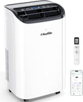 KoolSiln Mobile Klimaanlage, 14.000 BTU, Fernbedienung, App-/WLAN-Steuerung, Wei?/Schwarz