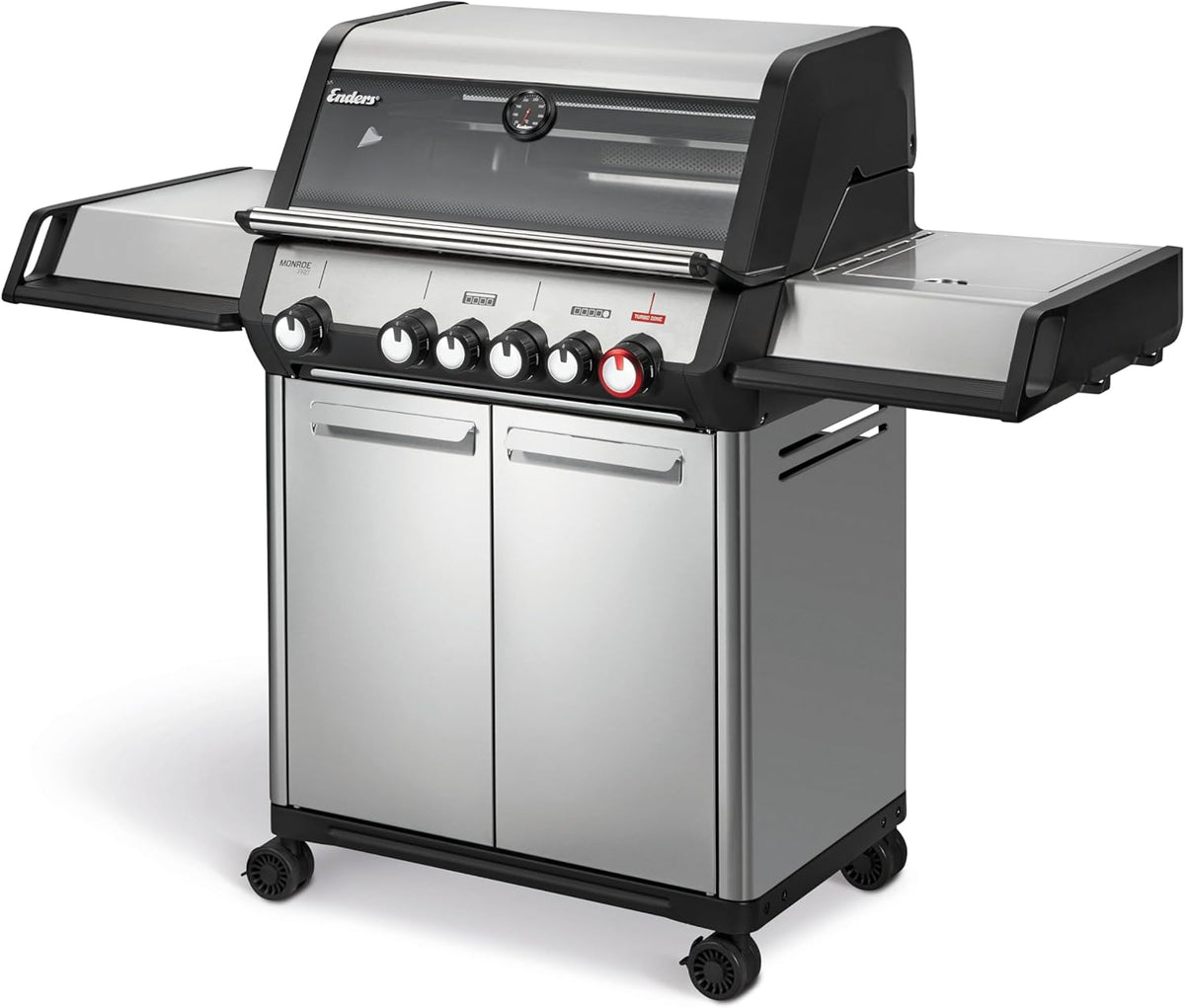 Enders Gasgrill MONROE PRO 4 SIKR TURBO, 800 ¡ãC, 4,2 kW, Edelstahl