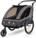 Tiggo VS Kinderanh?nger 360¡ã Drehbar mit Federung 2in1 Fahrrad, 24 Zoll, 29 Zoll