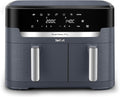 Tefal Dual Easy Fry XXL Hei?luftfritteuse 11 l, Doppelkammer-Hei?luftfritteuse, App