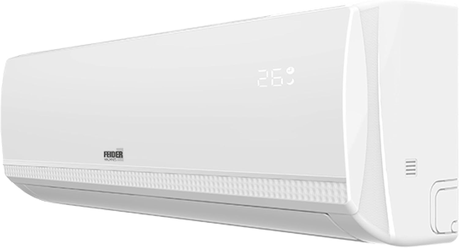 FEIDER FC3400PAP4 - Split Klimaanlage Inverter Monosplit 3400 W - Klimager?t zur Festen, Luftentfeuchter, 60 dB, 201 mm, 50 dB