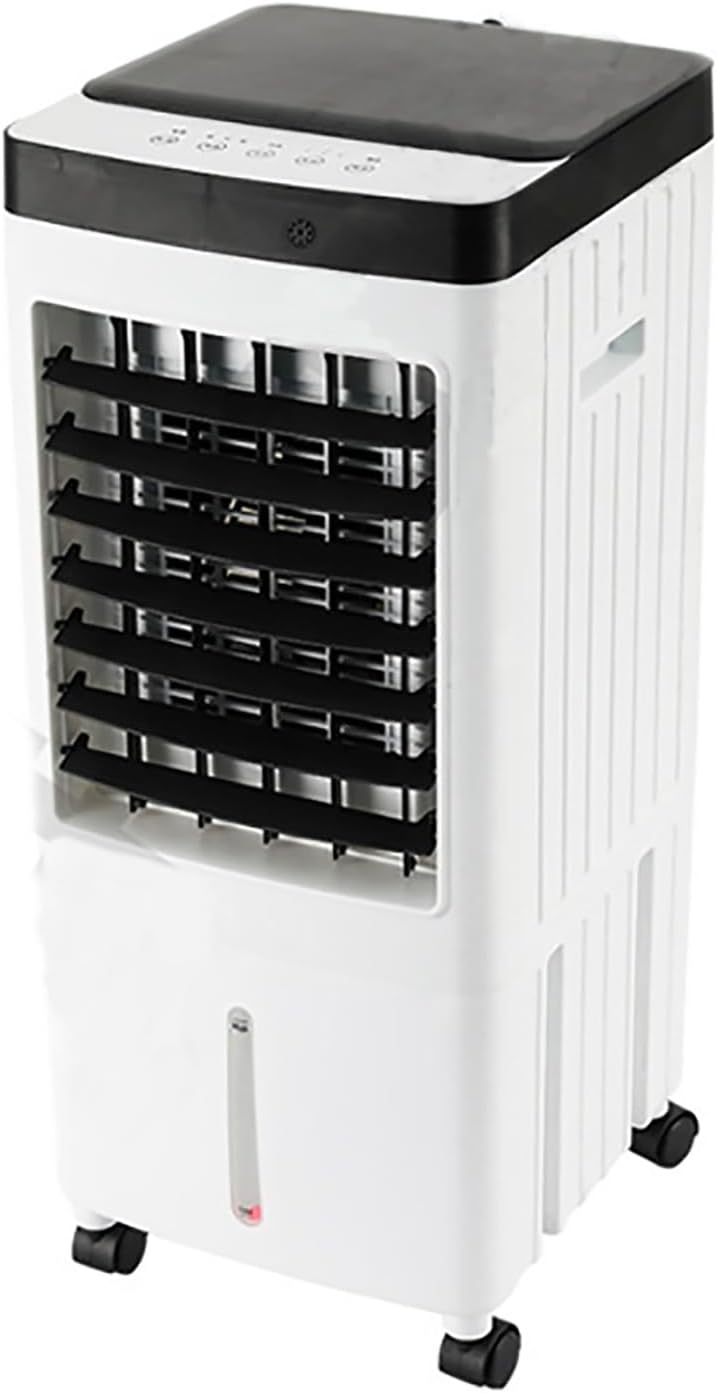 Generisch Tragbare Klimaanlage Universalr?dern Turmventilator, Gr??e:24, Effizientes Wasserk¨¹hlsystem f¨¹r Wohnzimmer, Fernbedienung, Wei?/Schwarz