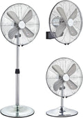 Westinghouse Lighting Silver Stream/ 40 cm, Standventilator, Wandventilator, 152 l, 470 W, 200 cm, 45 cm